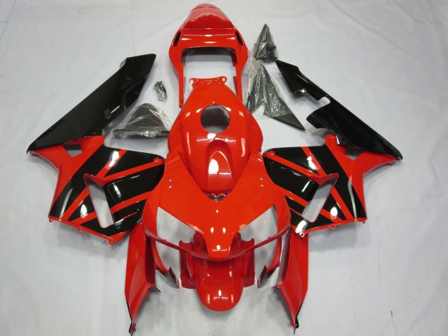 Red Black OEM styless 2003-2004 Honda CBR600RR Motorcycle Fairings Red Black OEM styless 2003-2004 Honda CBR600RR Motorcycle Fairings