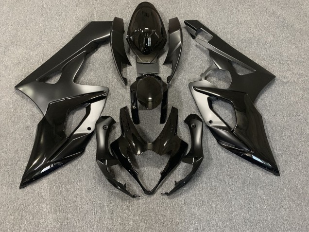 All Black 2005-2006 Suzuki GSXR 1000 Motorcycle Fairings All Black 2005-2006 Suzuki GSXR 1000 Motorcycle Fairings