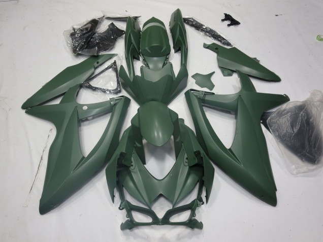 Army Green 2008-2010 Suzuki GSXR 600-750 Motorcycle Fairings Army Green 2008-2010 Suzuki GSXR 600-750 Motorcycle Fairings