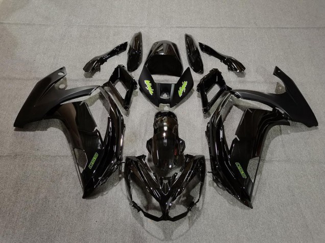 Black and Green 2012-2016 Kawasaki Ninja 650R Motorcycle Fairings Black and Green 2012-2016 Kawasaki Ninja 650R Motorcycle Fairings