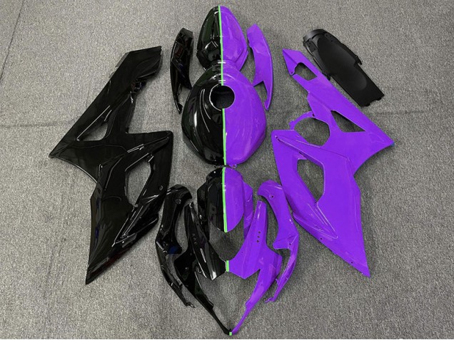 Black and Purple 2005-2006 Suzuki GSXR 1000 Motorcycle Fairings Black and Purple 2005-2006 Suzuki GSXR 1000 Motorcycle Fairings
