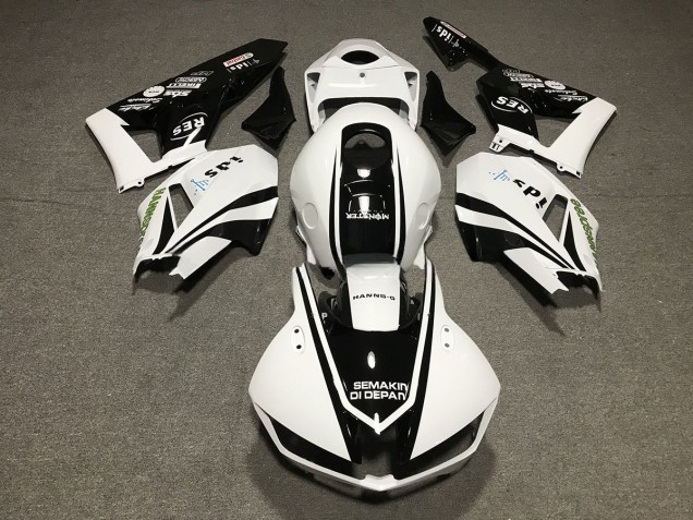 Black and White Design 2013-2020 Honda CBR600RR Motorcycle Fairings Black and White Design 2013-2020 Honda CBR600RR Motorcycle Fairings