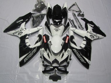 Black Corona 2008-2010 Suzuki GSXR 600-750 Motorcycle Fairings