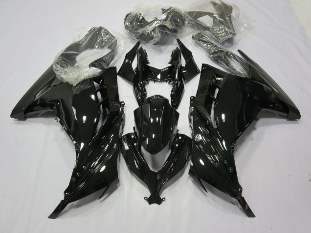 Black Gloss 2013-2018 Kawasaki Ninja 300 Motorcycle Fairings Black Gloss 2013-2018 Kawasaki Ninja 300 Motorcycle Fairings