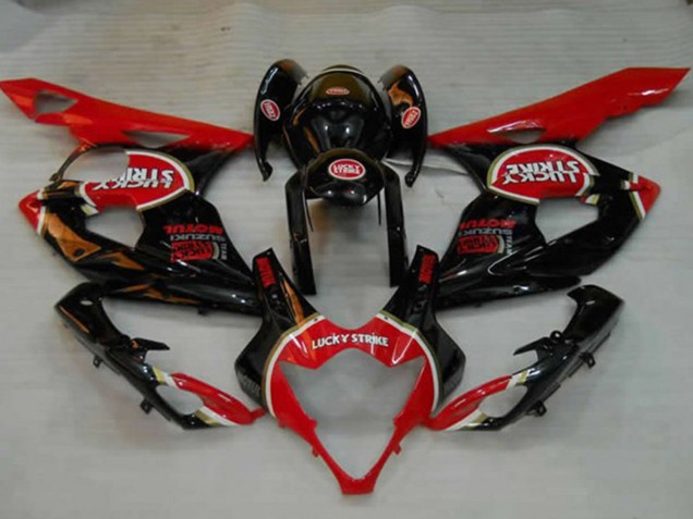 Black Lucky Strike 2005-2006 Suzuki GSXR 1000 Motorcycle Fairings Black Lucky Strike 2005-2006 Suzuki GSXR 1000 Motorcycle Fairings