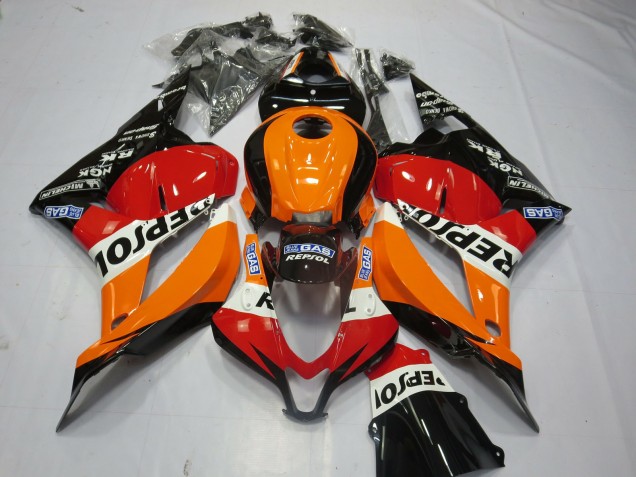 Black Repsol 2009-2012 Honda CBR600RR Motorcycle Fairings Black Repsol 2009-2012 Honda CBR600RR Motorcycle Fairings