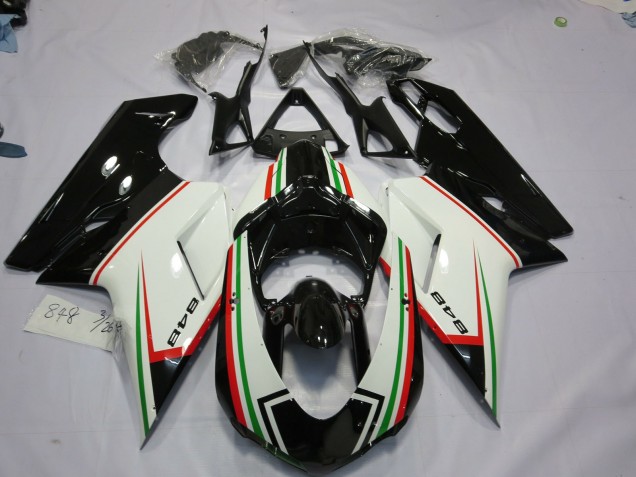 Black tri Color 2007-2012 Ducati 848 1098 1198 Motorcycle Fairings Black tri Color 2007-2012 Ducati 848 1098 1198 Motorcycle Fairings