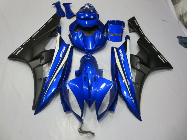 Blue and Black Design 2006-2007 Yamaha R6 Motorcycle Fairings Blue and Black Design 2006-2007 Yamaha R6 Motorcycle Fairings