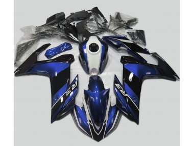 Blue and Gloss Black 2015-2018 Yamaha R3 Motorcycle Fairings