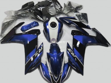 Blue and Gloss Black 2015-2018 Yamaha R3 Motorcycle Fairings