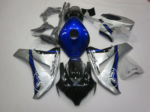 Blue and Silver TBR 2006-2007 Honda CBR1000RR Motorcycle Fairings Blue and Silver TBR 2006-2007 Honda CBR1000RR Motorcycle Fairings