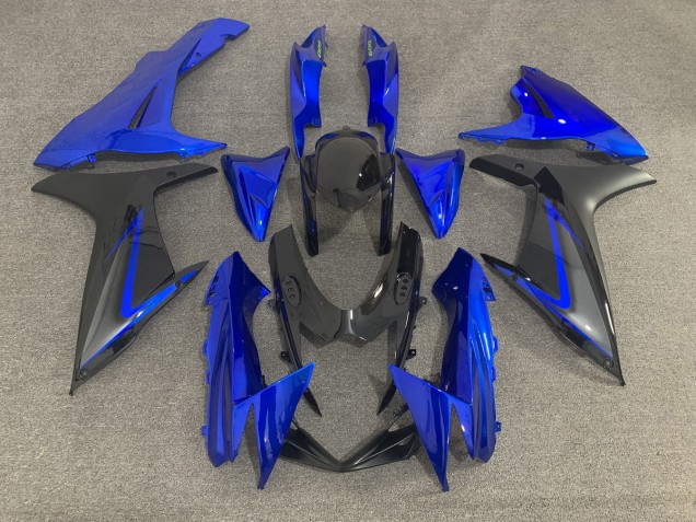 Blue Black and Gray 2011-2020 Suzuki GSXR 600-750 Motorcycle Fairings Blue Black and Gray 2011-2020 Suzuki GSXR 600-750 Motorcycle Fairings