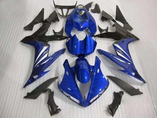 Blue Black and White Gloss Style 2004-2006 Yamaha R1 Motorcycle Fairings Blue Black and White Gloss Style 2004-2006 Yamaha R1 Motorcycle Fairings
