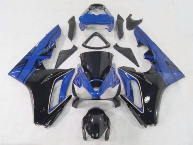 Blue Flag / Black 2006-2008 Triumph Daytona 675 Motorcycle Fairings Blue Flag / Black 2006-2008 Triumph Daytona 675 Motorcycle Fairings