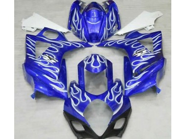 Blue Flame 2007-2008 Suzuki GSXR 1000 Motorcycle Fairings