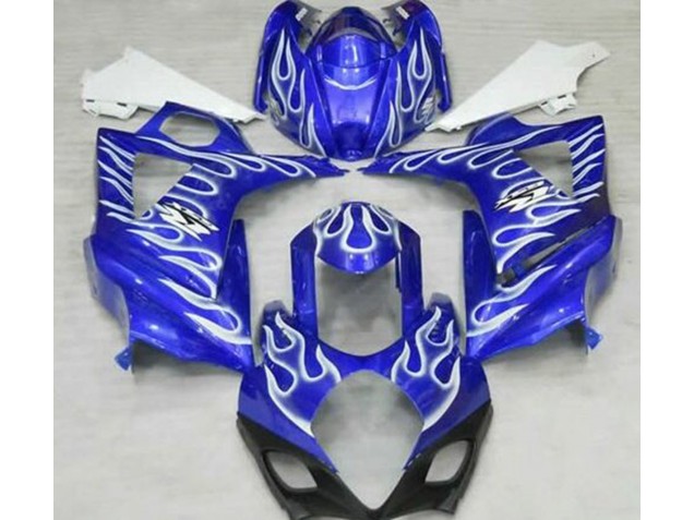 Blue Flame 2007-2008 Suzuki GSXR 1000 Motorcycle Fairings Blue Flame 2007-2008 Suzuki GSXR 1000 Motorcycle Fairings