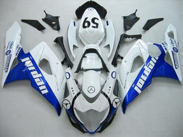 Blue Jordan 2005-2006 Suzuki GSXR 1000 Motorcycle Fairings Blue Jordan 2005-2006 Suzuki GSXR 1000 Motorcycle Fairings