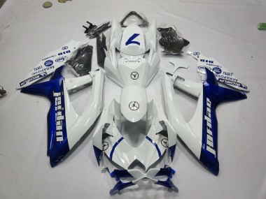 Blue Jordan 2008-2010 Suzuki GSXR 600-750 Motorcycle Fairings