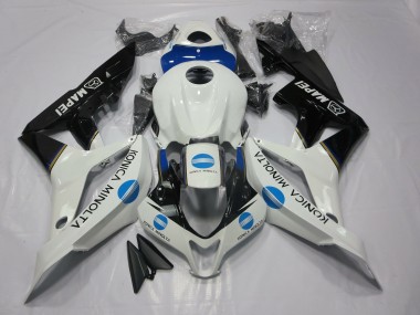 Blue KM and Black 2007-2008 Honda CBR600RR Motorcycle Fairings