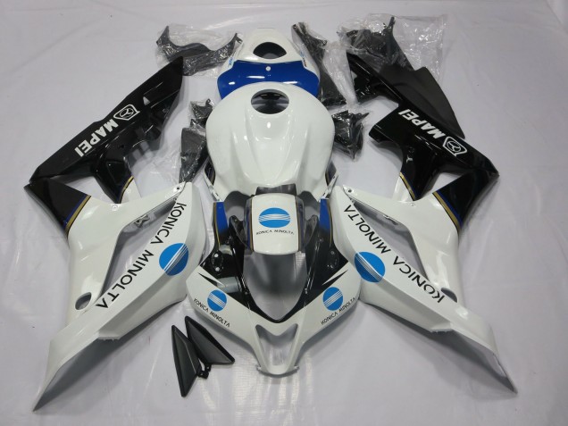 Blue KM and Black 2007-2008 Honda CBR600RR Motorcycle Fairings Blue KM and Black 2007-2008 Honda CBR600RR Motorcycle Fairings