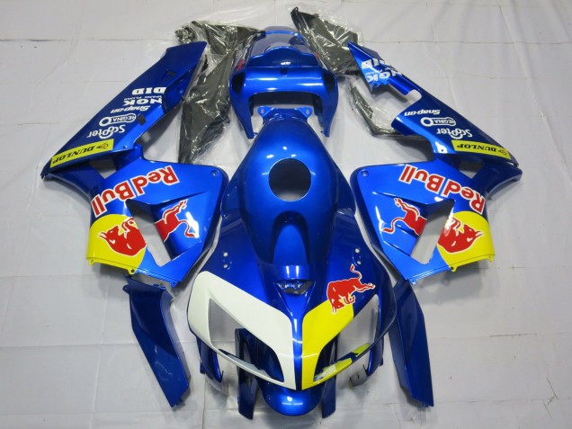 Blue RedBull Style 2005-2006 Honda CBR600RR Motorcycle Fairings Blue RedBull Style 2005-2006 Honda CBR600RR Motorcycle Fairings