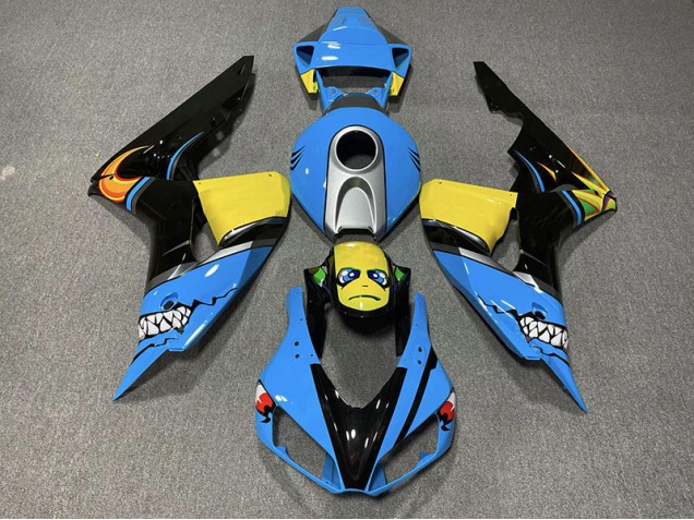 Blue Shark 2006-2007 Honda CBR1000RR Motorcycle Fairings Blue Shark 2006-2007 Honda CBR1000RR Motorcycle Fairings