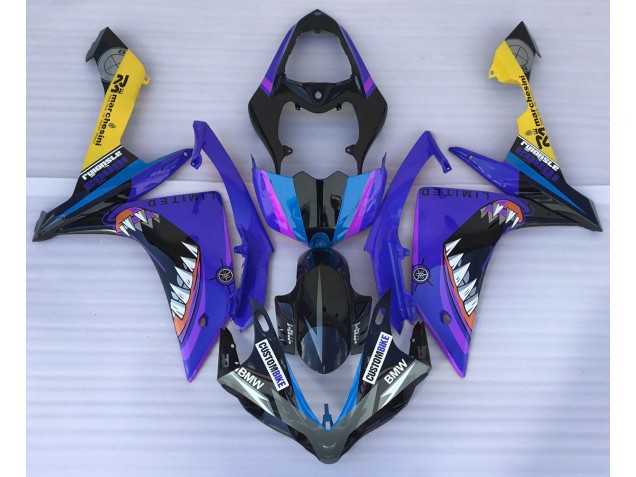 Blue Shark 2007-2008 Yamaha R1 Motorcycle Fairings Blue Shark 2007-2008 Yamaha R1 Motorcycle Fairings