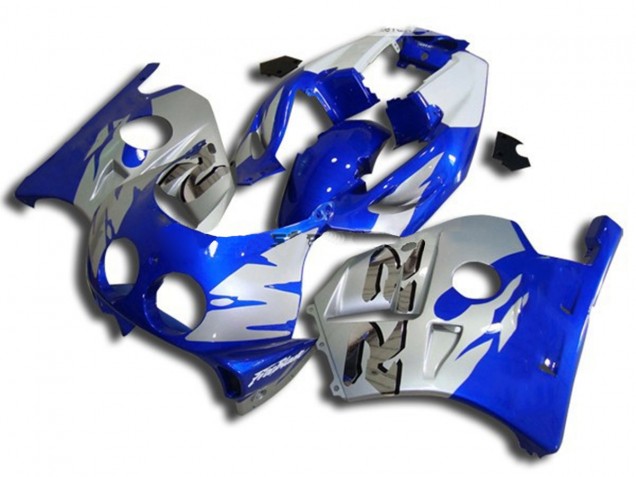 Blue Silver and White 1990-1998 Honda CBR250RR Motorcycle Fairings Blue Silver and White 1990-1998 Honda CBR250RR Motorcycle Fairings