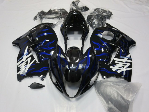Blue Swirl 1997-2007 Suzuki GSXR 1300 Motorcycle Fairings Blue Swirl 1997-2007 Suzuki GSXR 1300 Motorcycle Fairings