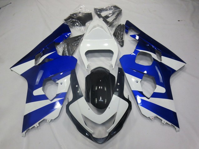 Blue White OEM Style 2004-2005 Suzuki GSXR 600-750 Motorcycle Fairings Blue White OEM Style 2004-2005 Suzuki GSXR 600-750 Motorcycle Fairings