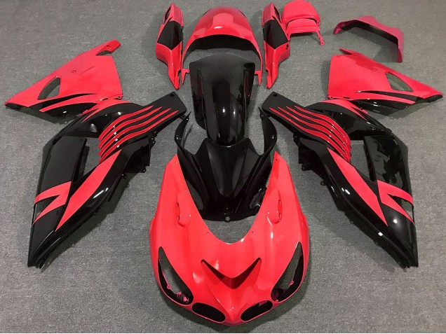 Bright Red 2006-2011 Kawasaki ZX14R Motorcycle Fairings Bright Red 2006-2011 Kawasaki ZX14R Motorcycle Fairings