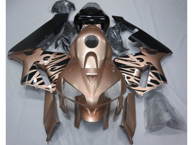 Bronze Flame 2005-2006 Honda CBR600RR Motorcycle Fairings Bronze Flame 2005-2006 Honda CBR600RR Motorcycle Fairings