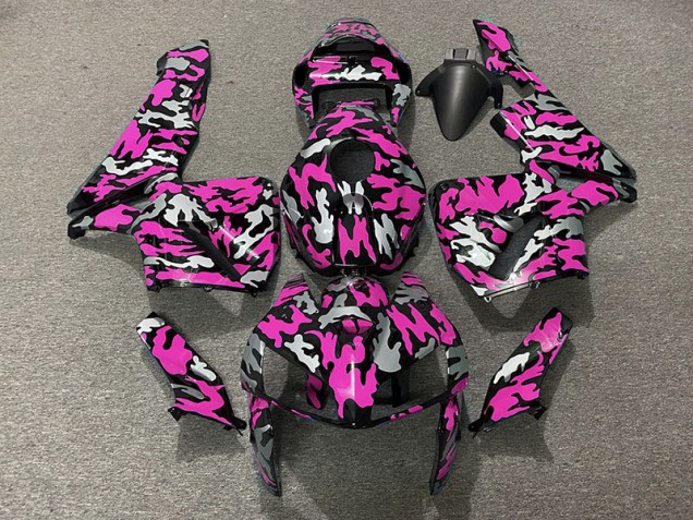 Camo & HOT PINK 2005-2006 Honda CBR600RR Motorcycle Fairings Camo & HOT PINK 2005-2006 Honda CBR600RR Motorcycle Fairings
