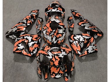 Camo & LIGHT ORANGE 2005-2006 Honda CBR600RR Motorcycle Fairings