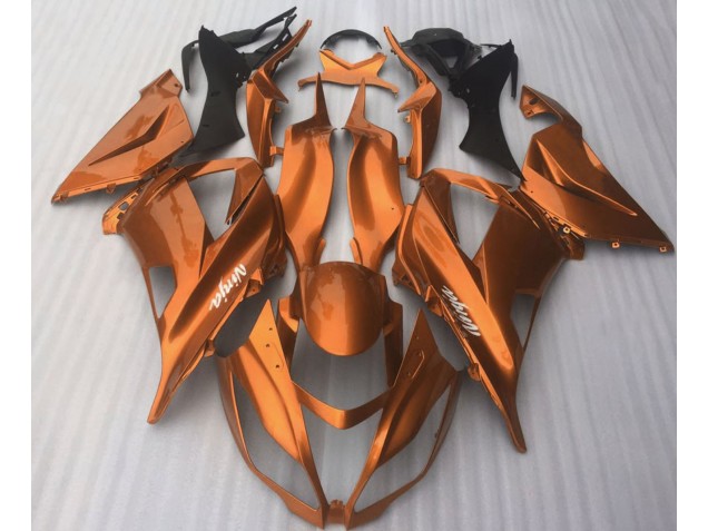 Candy Orange Gloss 2016-2019 Kawasaki ZX10R Motorcycle Fairings Candy Orange Gloss 2016-2019 Kawasaki ZX10R Motorcycle Fairings