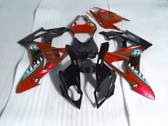 Candy Red Shark 2009-2018 BMW S1000RR Motorcycle Fairings Candy Red Shark 2009-2018 BMW S1000RR Motorcycle Fairings
