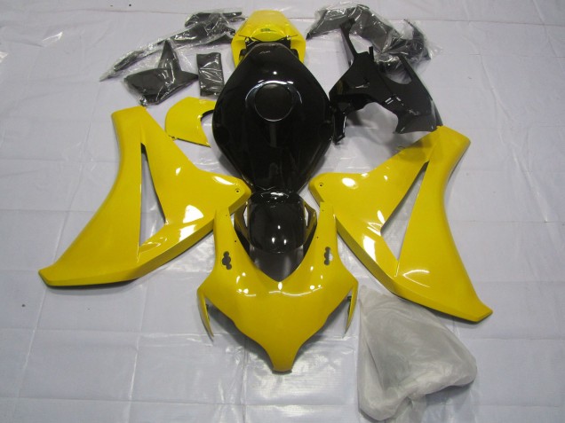 Clear Yellow and Black 2008-2011 Honda CBR1000RR Motorcycle Fairings Clear Yellow and Black 2008-2011 Honda CBR1000RR Motorcycle Fairings