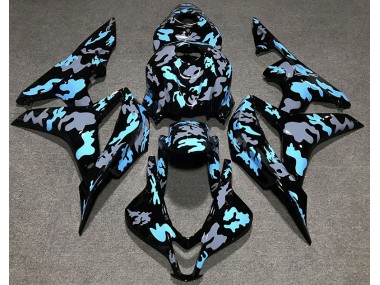 Custom Camo Blue 2007-2008 Honda CBR600RR Motorcycle Fairings