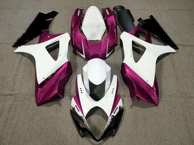 Custom Design Pink 2007-2008 Suzuki GSXR 1000 Motorcycle Fairings Custom Design Pink 2007-2008 Suzuki GSXR 1000 Motorcycle Fairings