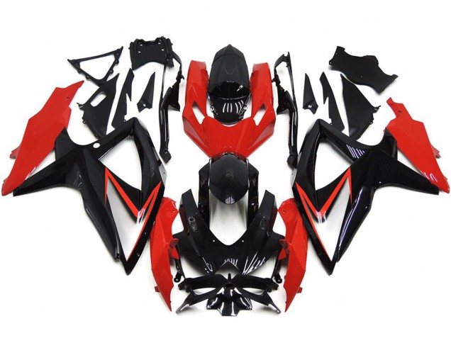 Custom Red OEM Style 2008-2010 Suzuki GSXR 600-750 Motorcycle Fairings Custom Red OEM Style 2008-2010 Suzuki GSXR 600-750 Motorcycle Fairings