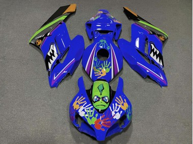 Dark Blue Shark 2004-2005 Honda CBR1000RR Motorcycle Fairings