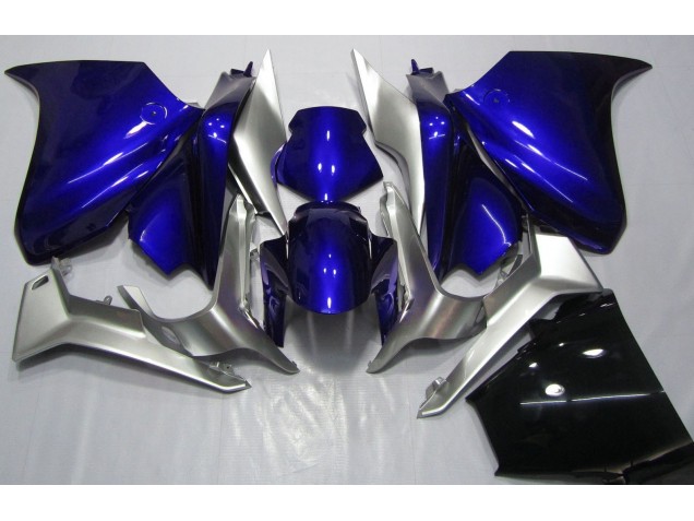 Deep Blue and Silver 2010-2013 Honda VFR1200 Motorcycle Fairings Deep Blue and Silver 2010-2013 Honda VFR1200 Motorcycle Fairings