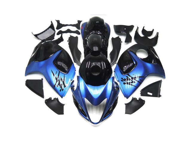 Deep blue with Black Custom 2008-2019 Suzuki GSXR 1300 Motorcycle Fairings Deep blue with Black Custom 2008-2019 Suzuki GSXR 1300 Motorcycle Fairings