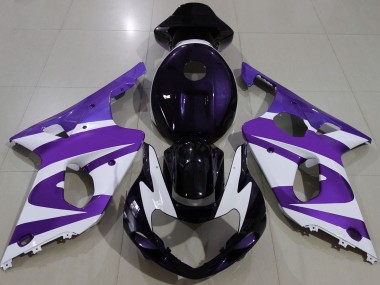 Deep Purple & logos 2000-2002 Suzuki GSXR 1000 Motorcycle Fairings