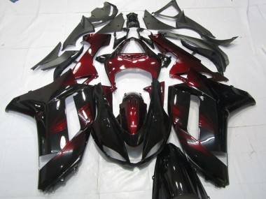 Deep Red 2007-2008 Kawasaki ZX6R Motorcycle Fairings