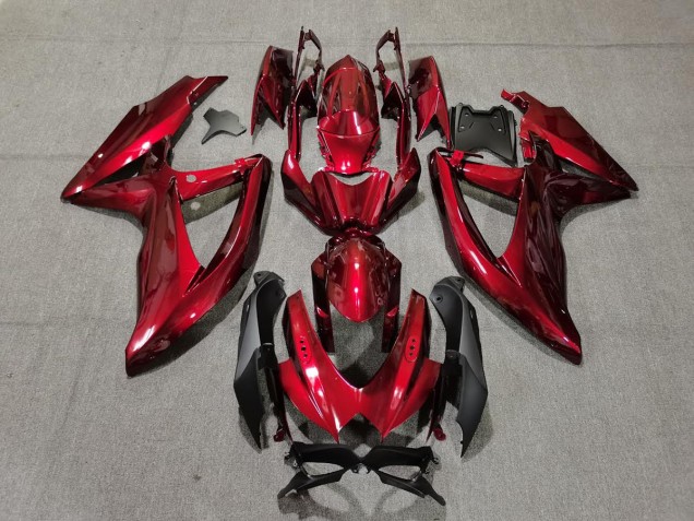 Deep Red 2008-2010 Suzuki GSXR 600-750 Motorcycle Fairings Deep Red 2008-2010 Suzuki GSXR 600-750 Motorcycle Fairings