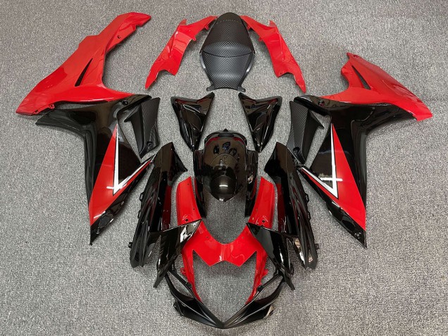 Deep Red and Gloss Black 2011-2020 Suzuki GSXR 600-750 Motorcycle Fairings Deep Red and Gloss Black 2011-2020 Suzuki GSXR 600-750 Motorcycle Fairings