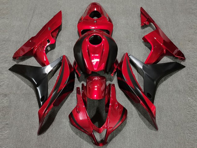 Deep Red OEM Style 2007-2008 Honda CBR600RR Motorcycle Fairings Deep Red OEM Style 2007-2008 Honda CBR600RR Motorcycle Fairings