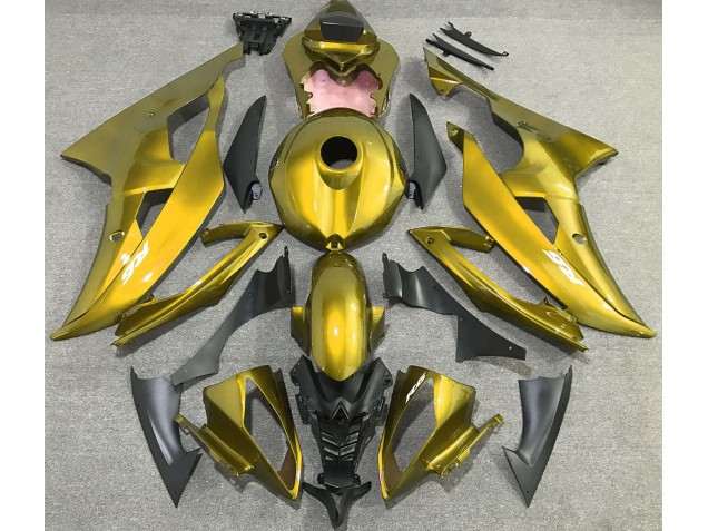 Deep Yellow 2008-2016 Yamaha R6 Motorcycle Fairings Deep Yellow 2008-2016 Yamaha R6 Motorcycle Fairings