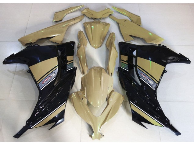 Desert Tan and Black 2013-2018 Kawasaki Ninja 300 Motorcycle Fairings Desert Tan and Black 2013-2018 Kawasaki Ninja 300 Motorcycle Fairings